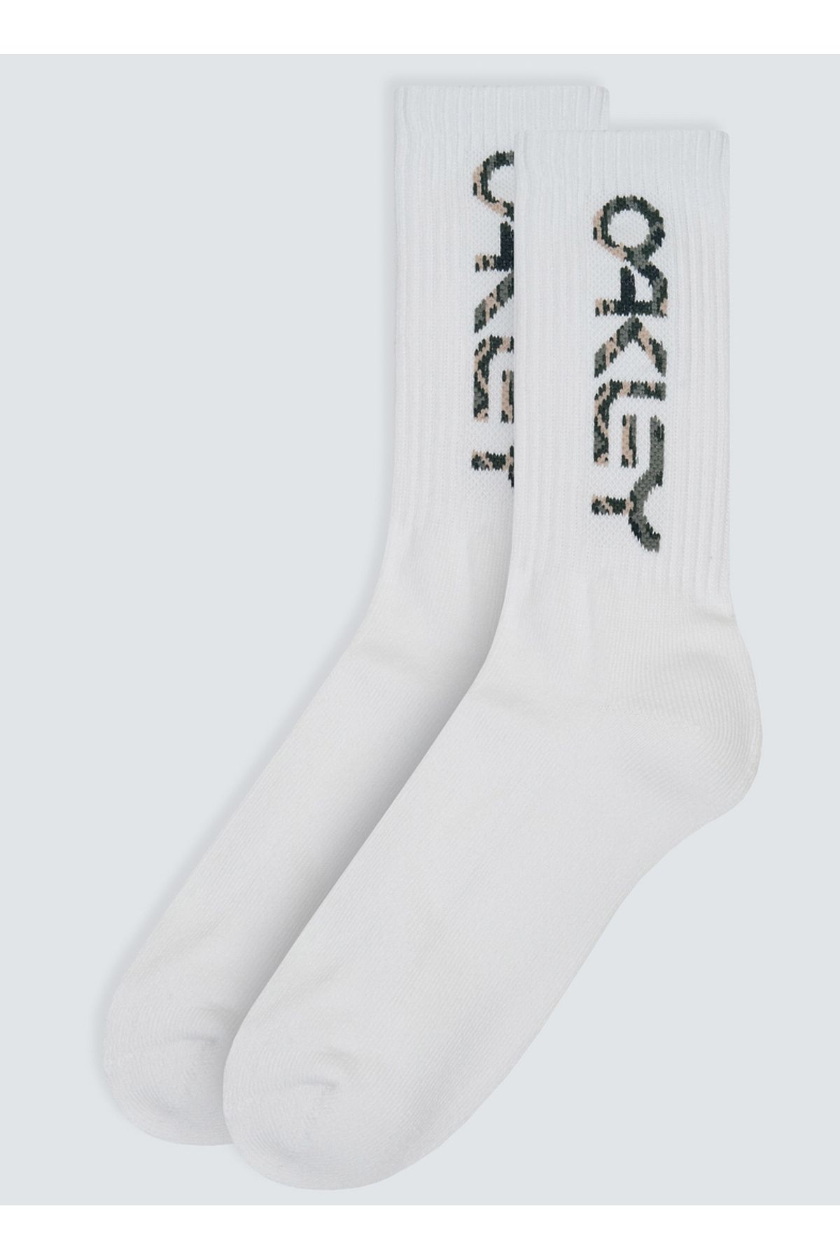 Белые мужские носки Oakley FOS900277 B1B SOCKS 2.0 (3 шт.) 5003085573