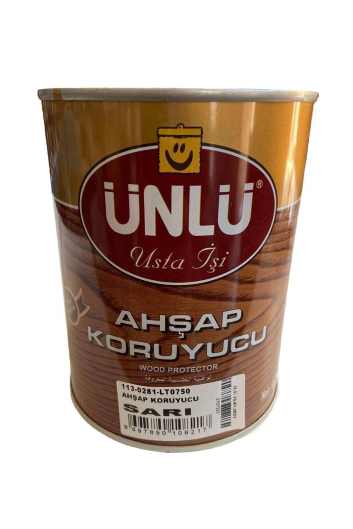 Ünlü ahşap koruyucu (sarı)