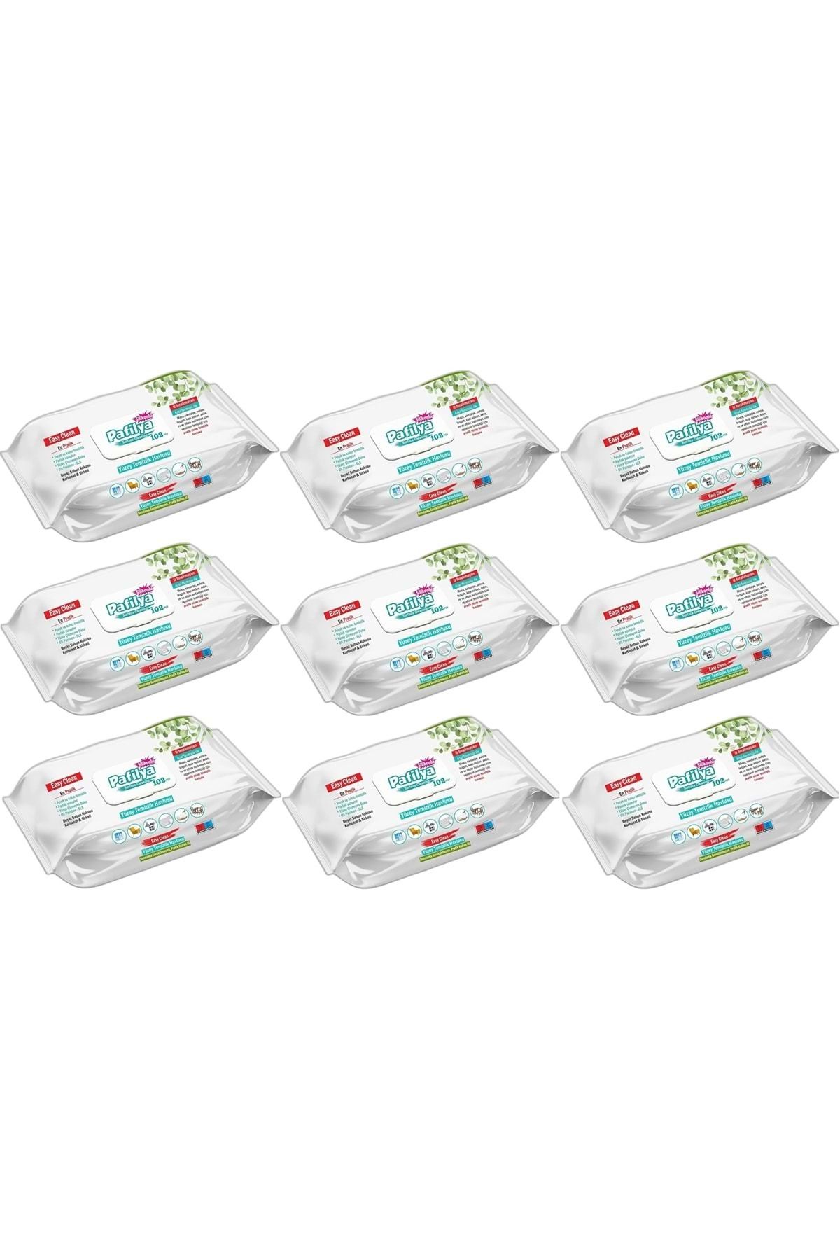 Yüzey Temizlik Havlusu Beyaz Sabun Kokulu-karbonat Ve Sirkeli 102 Yaprak (9 LU SET)