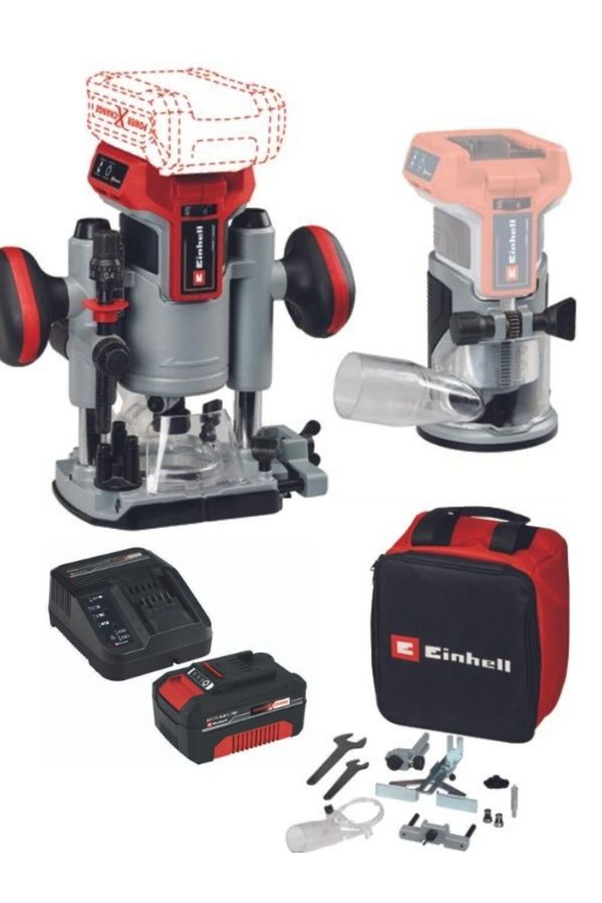 Einhell TP-RO 18 Set Li BL 1x4.0ah Akülü Kömürsüz Freze - Fiyatı