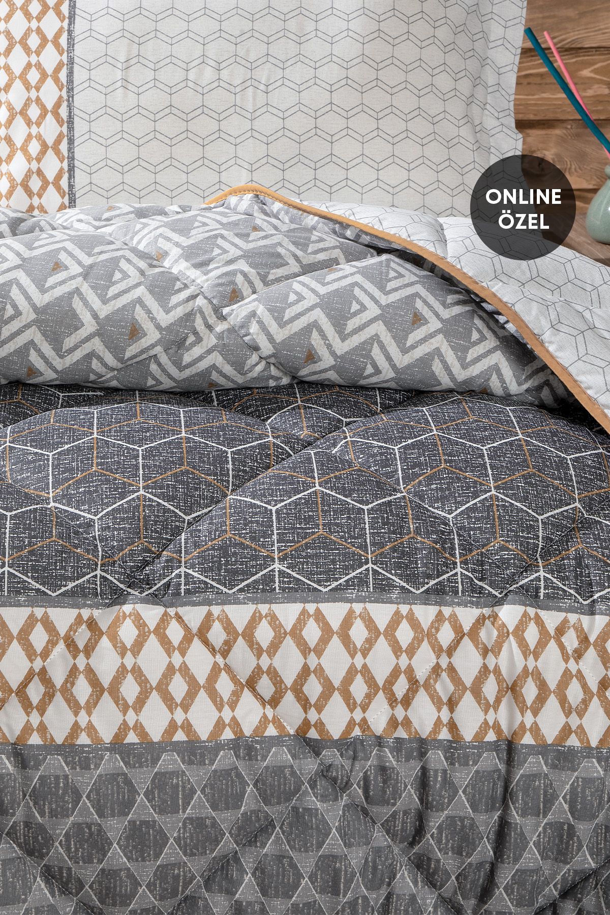 Yataş-Taren Single Sleeping Set - Gray 2