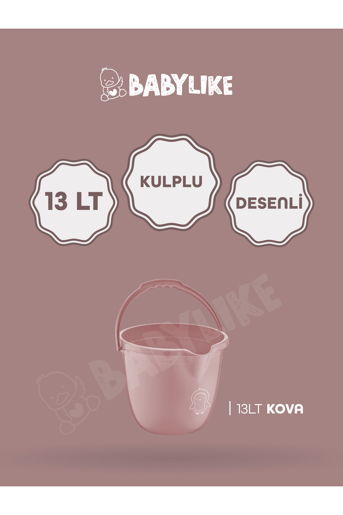 Babylike Yenidoğanlar&çocuklar 3'lü Bebek Seti - Küvet&kova&maşrapa fotoğrafı 3 (önizleme)