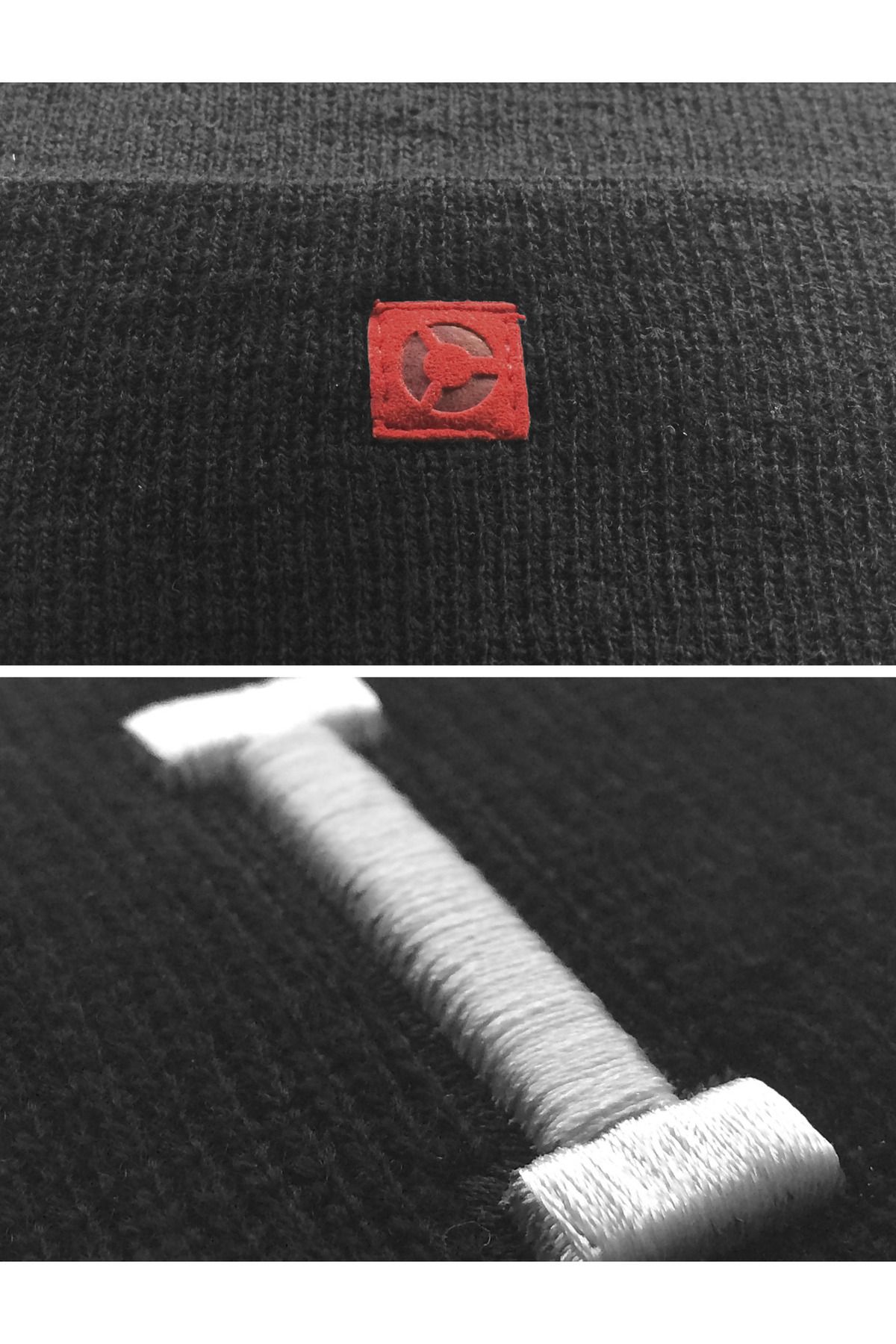 MSTRDS-Accessoires Beanie mit Buchstaben-Cuff 3