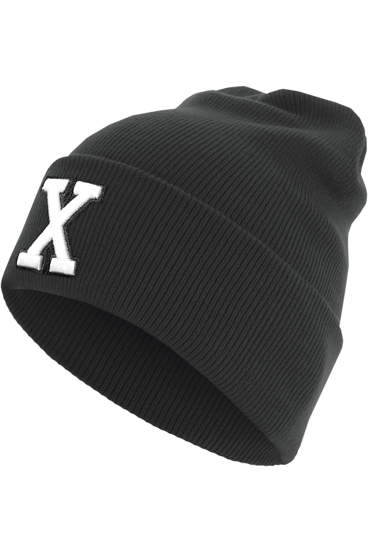 MSTRDS-Accessoires Beanie mit Buchstaben-Cuff 1