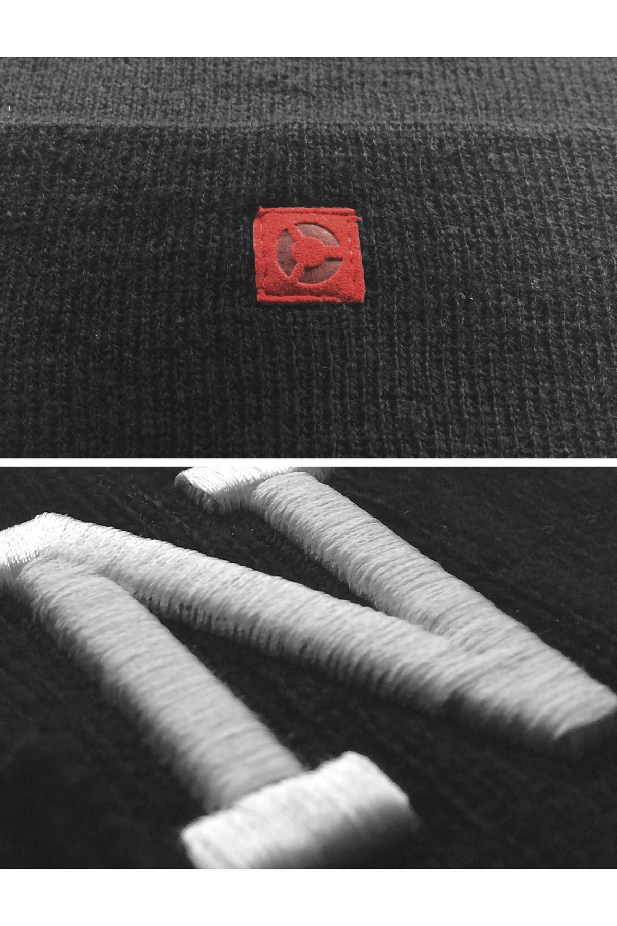 MSTRDS-Accessoires Beanie mit Buchstaben-Cuff 3
