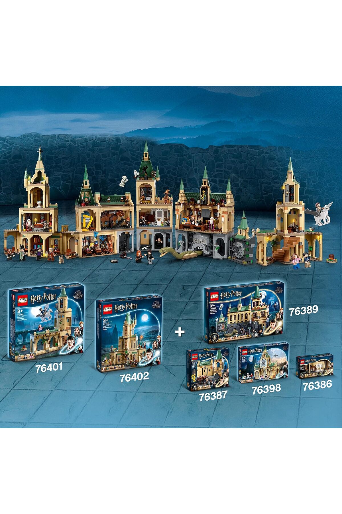 ® هری پاتر™ هاگوارتز™ حیاط: رهایی سیریوس ۷۶۴۰۱ - مجموعه ساختنی اسباب‌بازی (۳۴۵ قطعه)