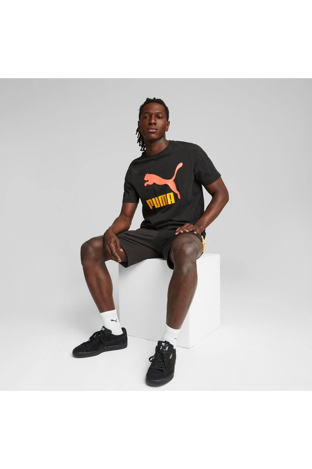 Gold online puma shirt