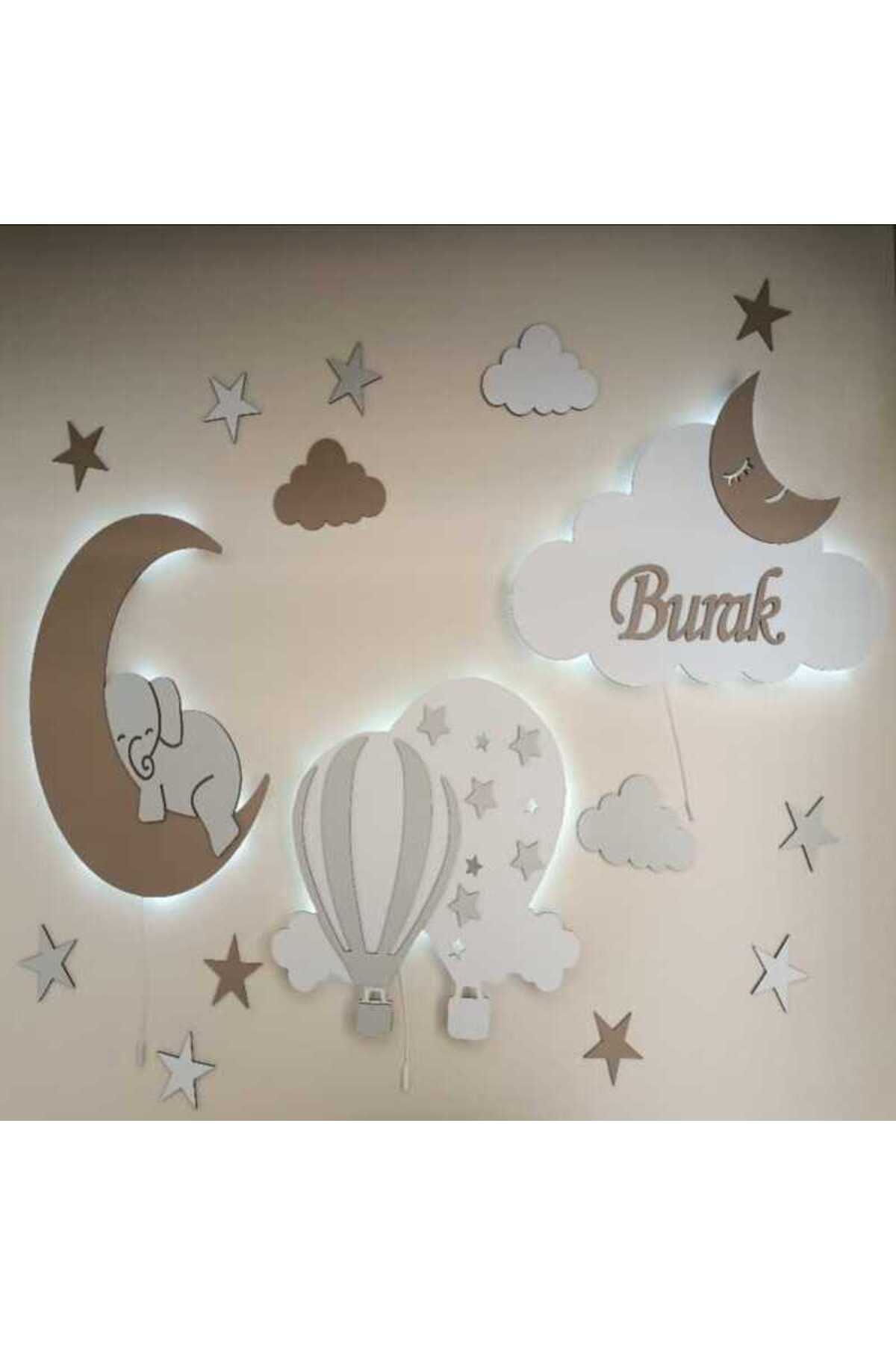 fabrikahşap store Baby room lighting & neon anne bebek duvar