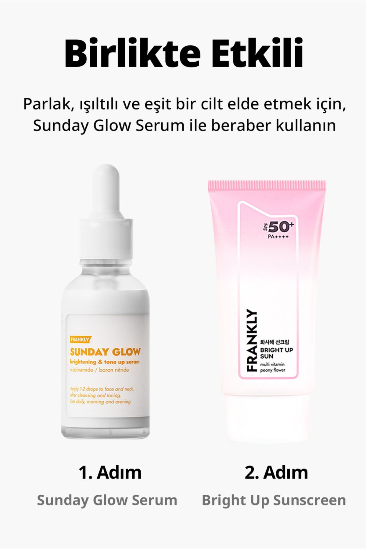 FRANKLY-Bright Up Sunscreen - Tone Equalizing and Brightening, SPF50+ PA++++, 50 ml 5