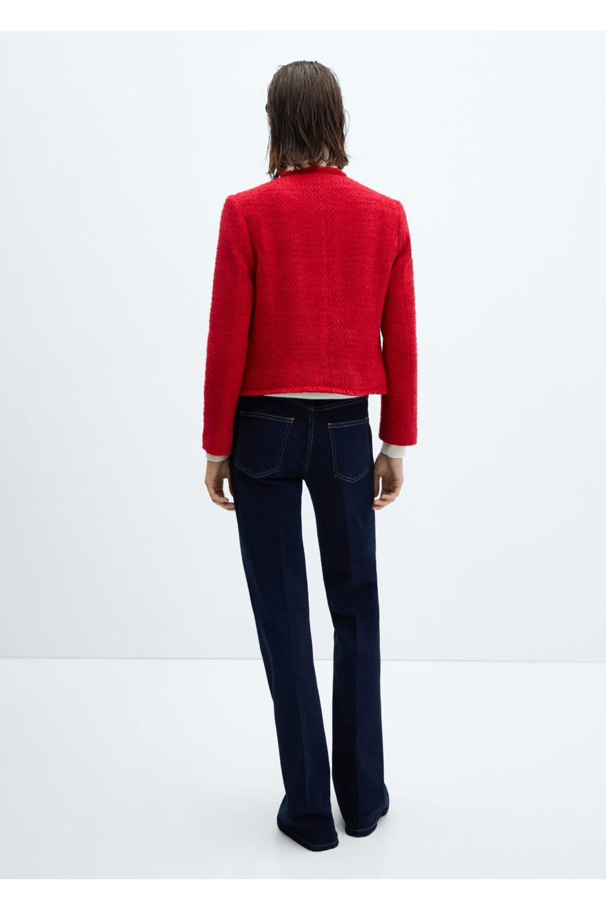 MANGO Woman-Tweed Pocket Jacket 4