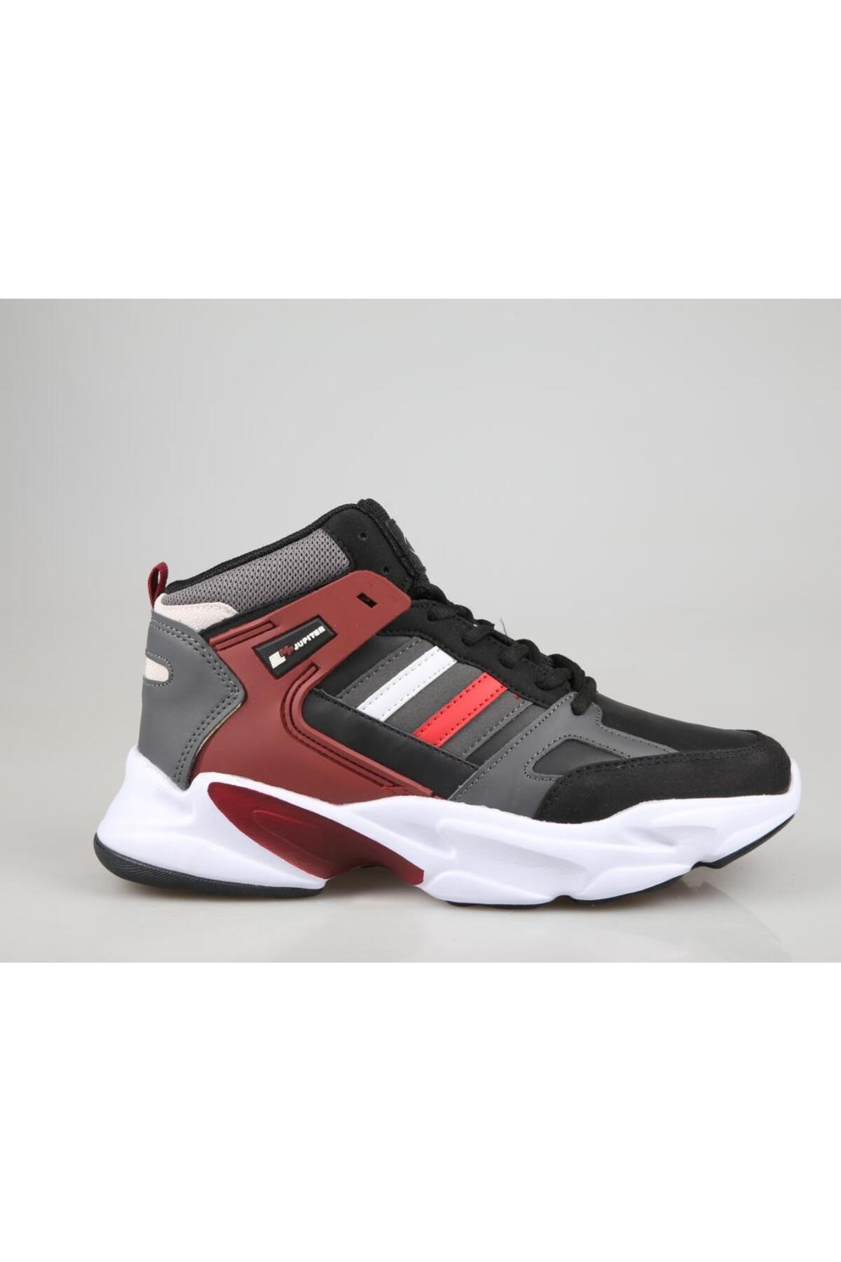 MP 232-1014 Basket Ayakkabısı Siyah-Kırmızı Erkek Sneakers