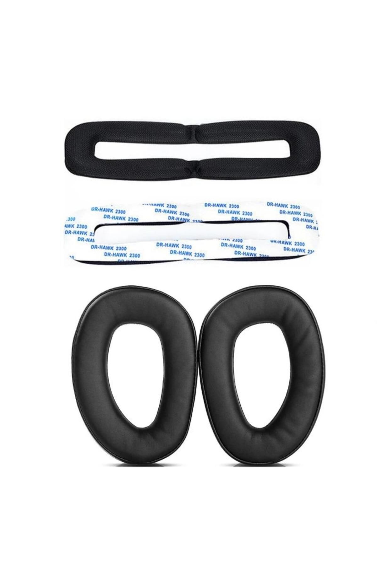 Schulzz Sennheiser GSP300,GSP301,GSP302,GSP303,GSP305,GSP350,GSP370 Uyumlu Yedek Kulaklık Pedi ve Kafa Bandı