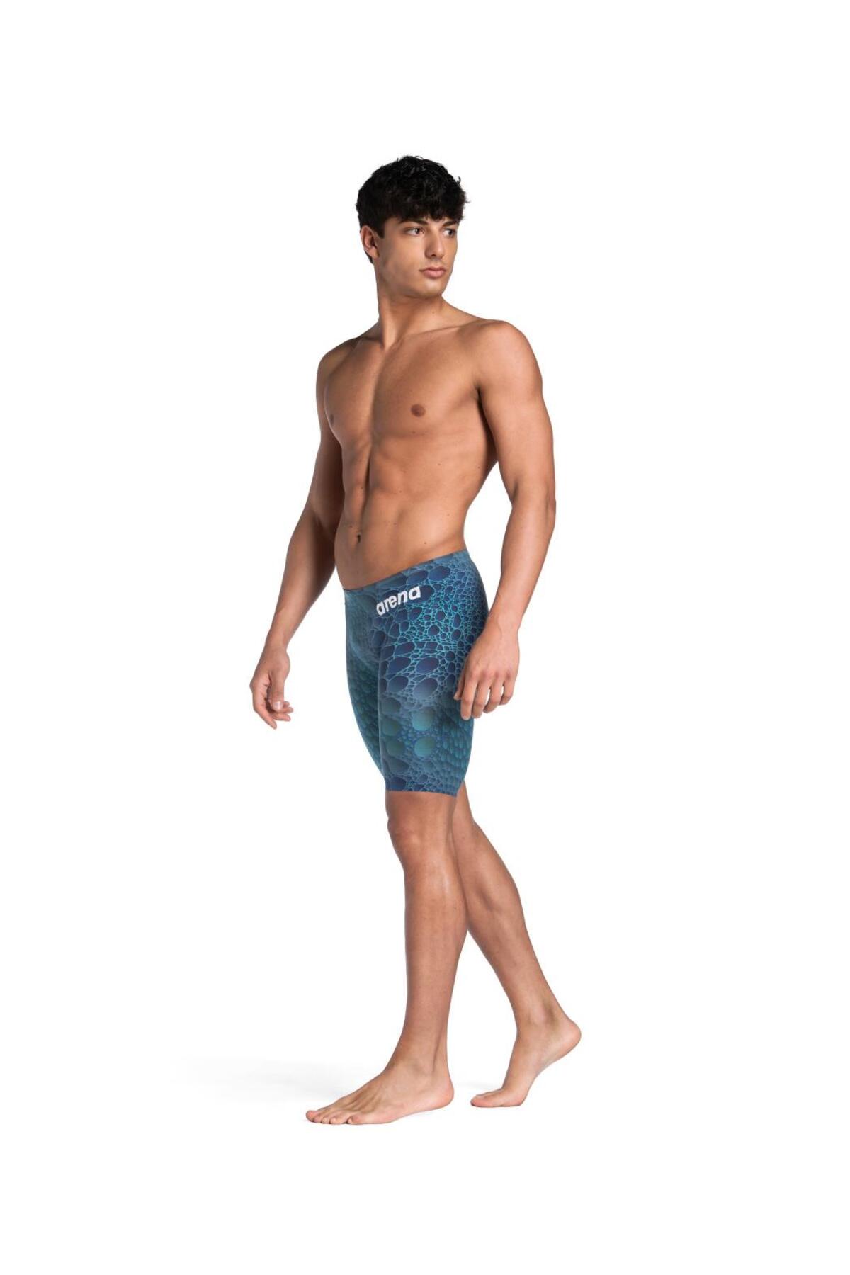 مایو شنا آرنا مردانه  سفید پوشاک ساحل رنگارنگ      Beachwear | ARENA TYCSNMQX8N169865706049137 - تصویر 3