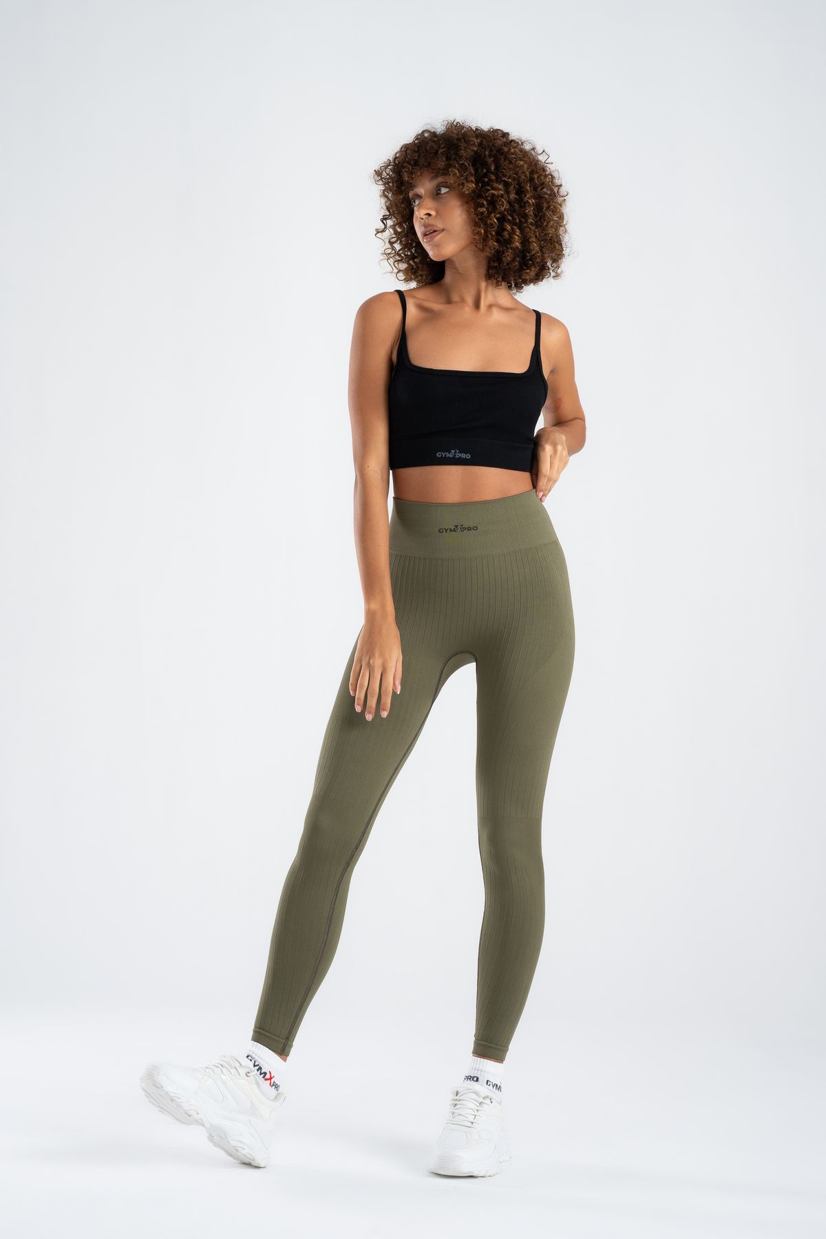 Khaki green deals sports leggings