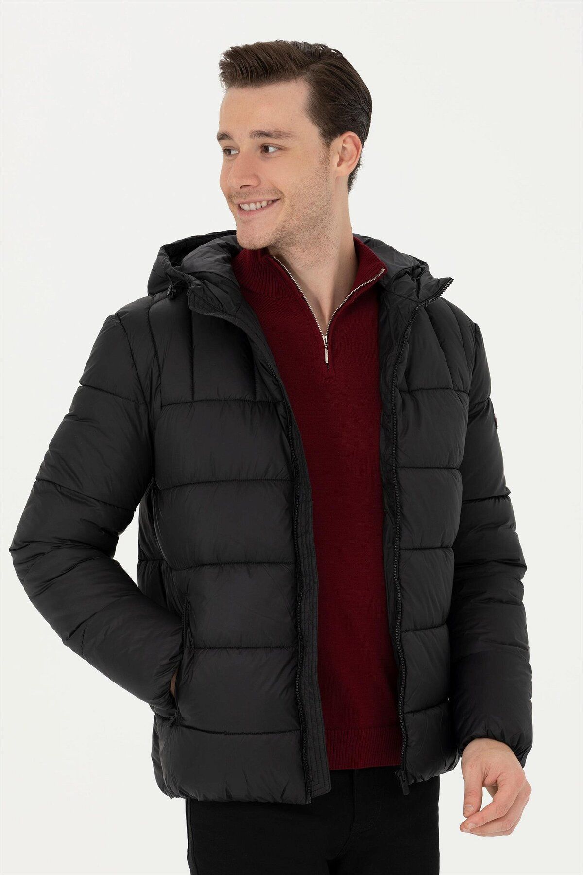 U.S. Polo Assn. US POLO ASSN 1655721 ERKEK Sentetik Mont Erkek Giyim