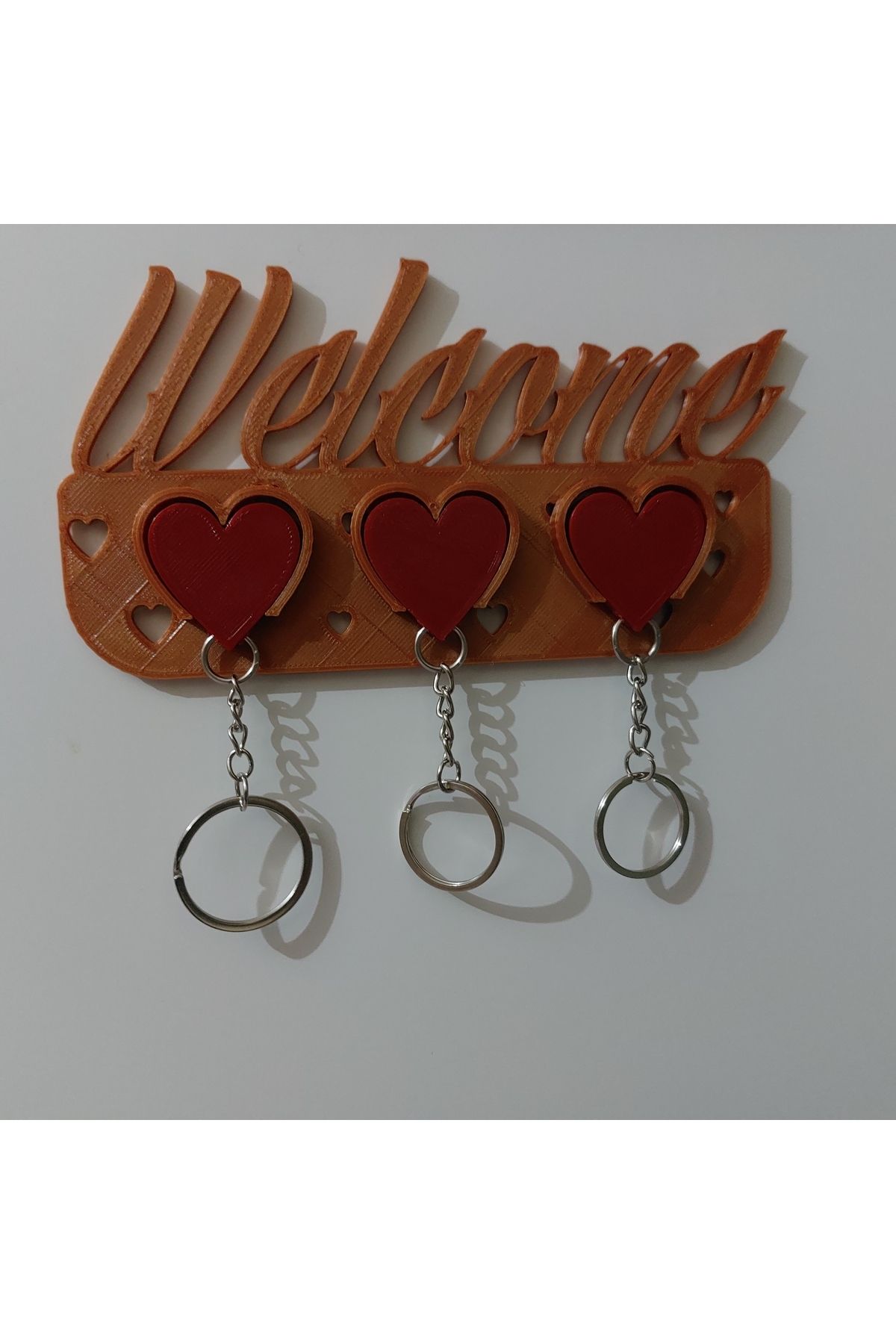Zells workshop-Keychain-sling Welcome and 3 heart-shaped keychain 4