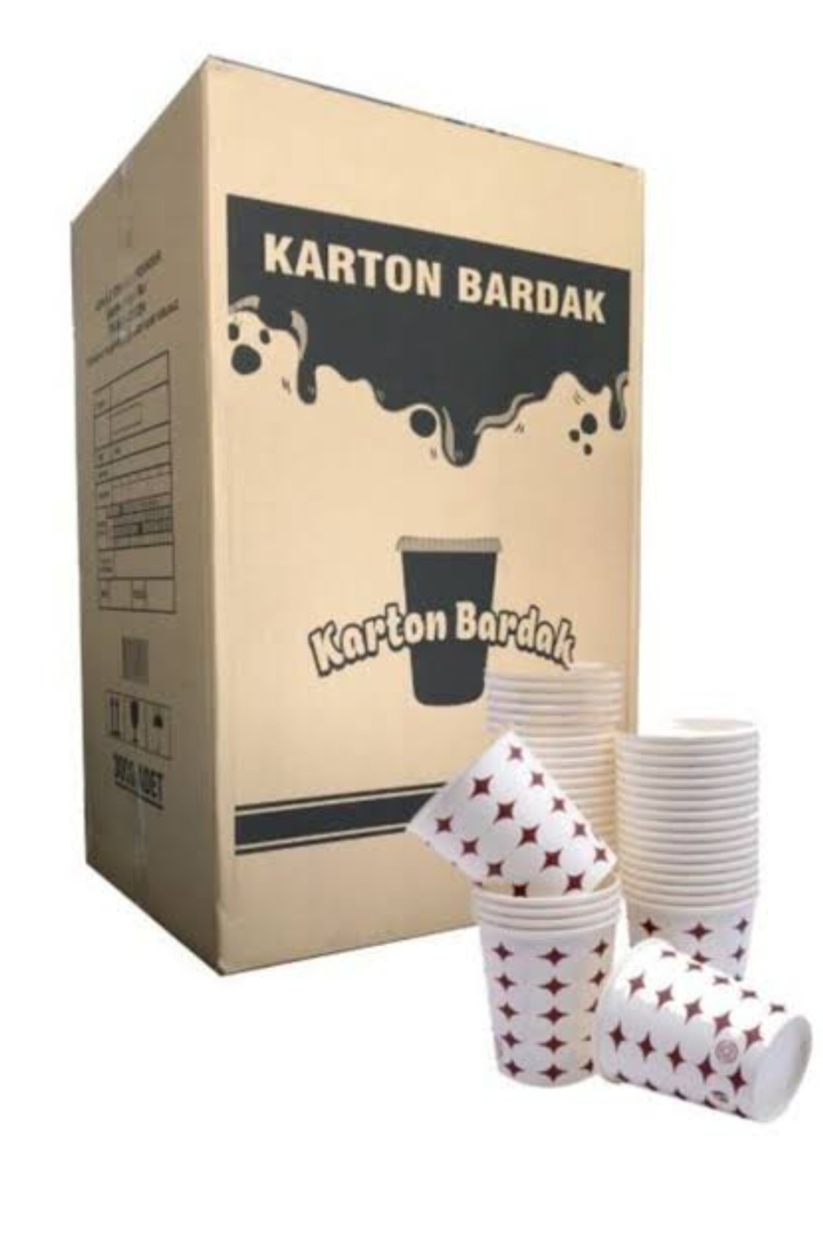 OPTİMEX Karton Bardak 6,5 Oz 200 Adet (ÇAY KAHVE BARDAĞI)