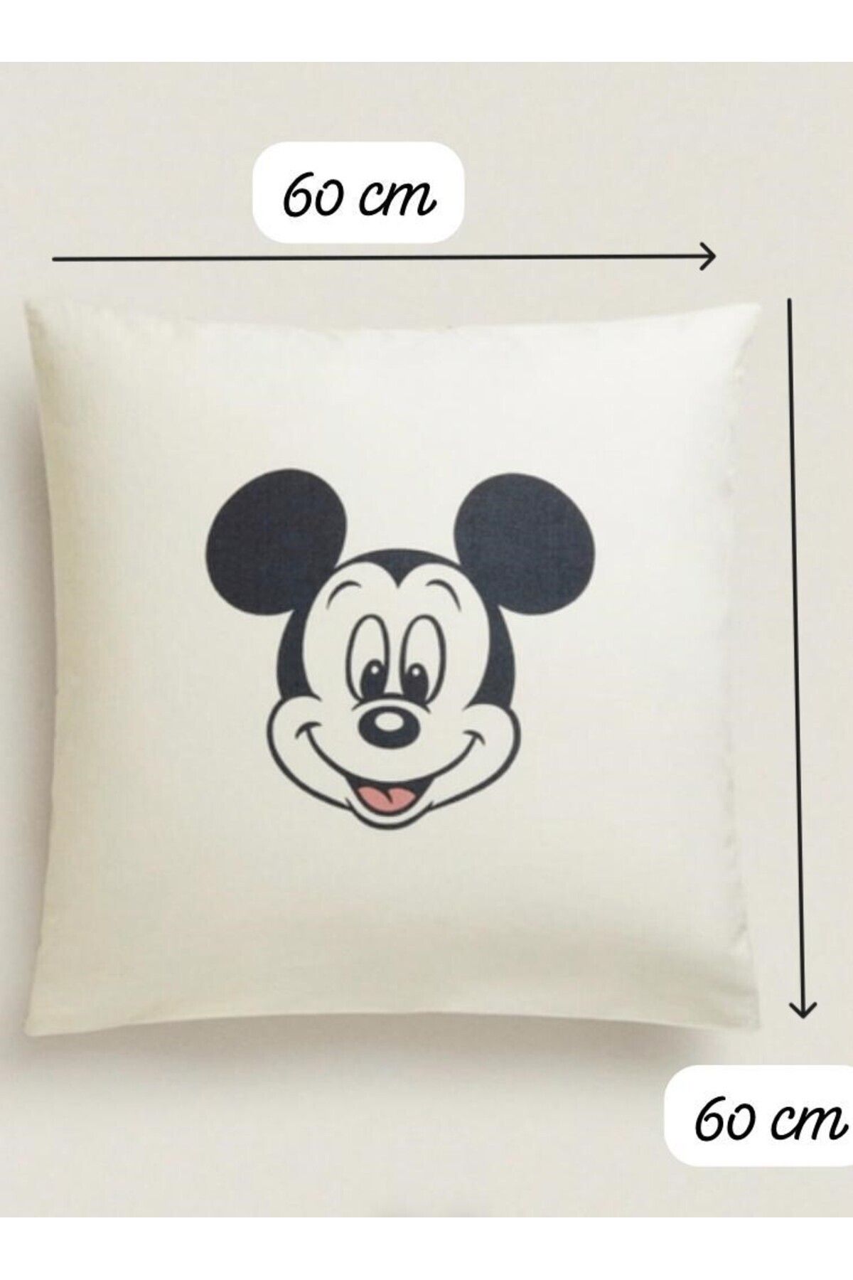 Ta Mickey Mouse Disney Bed Top Decorative Pillow Case 1 PC Trendyol