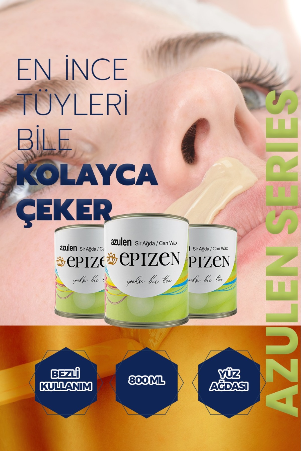 Azulen Konserve Sir Ağda 800 Ml 3 Lü Paket — 345232423 — تصویر 2 از 4