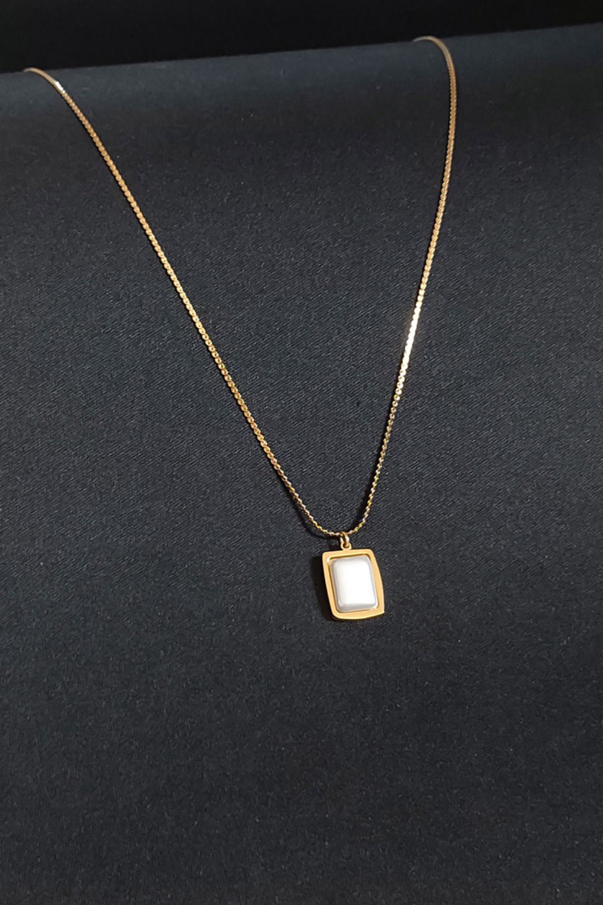 Baguette cheap necklace womens