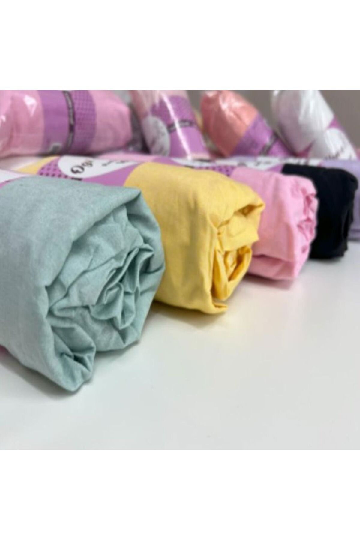 Ogi Home Ranforce Yastıklı Çarşaf 180X200+20 cm 50X70 cm 2 Adet Yastık Kılıfı