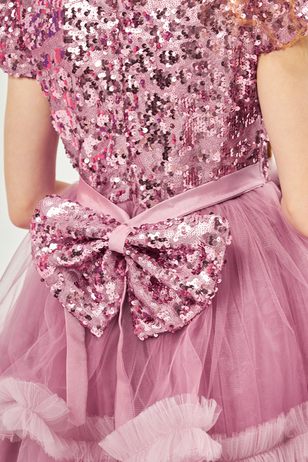 Jolanda-FLUFFY SKIRT SEQUINED GIRL'S DRESS 7