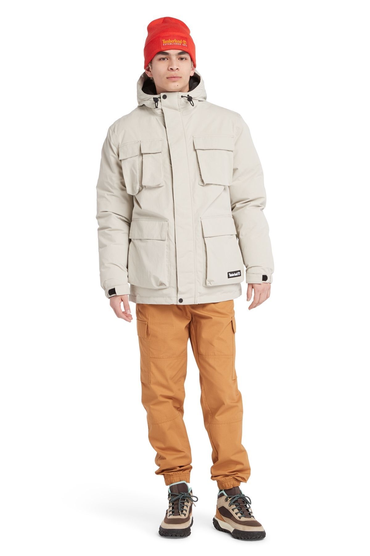 کاپشن نود مردانه کت بژ عایق Wr Utility Timberland