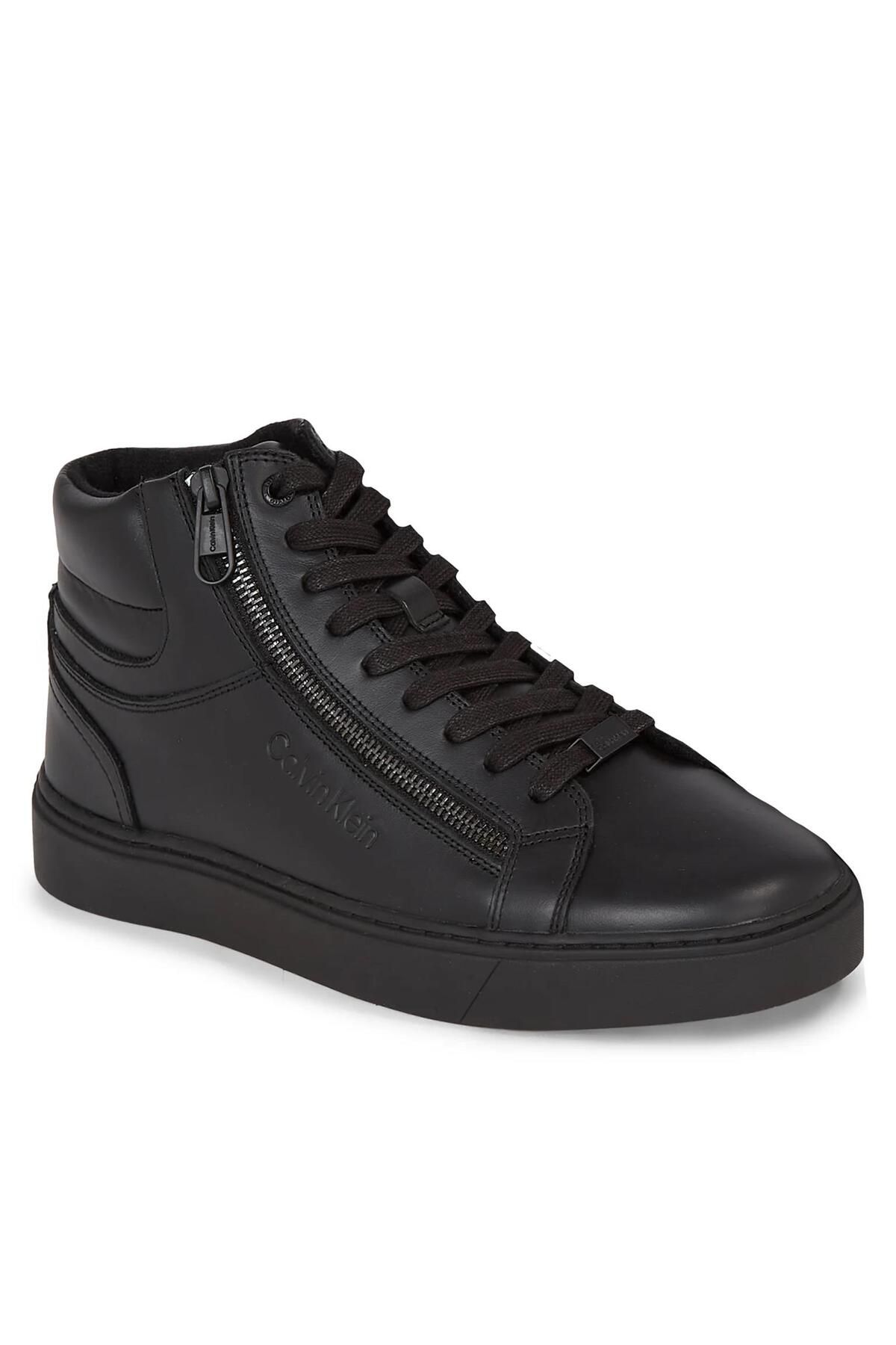 Calvin Klein HIGH TOP LACE UP W ZIP RUBB