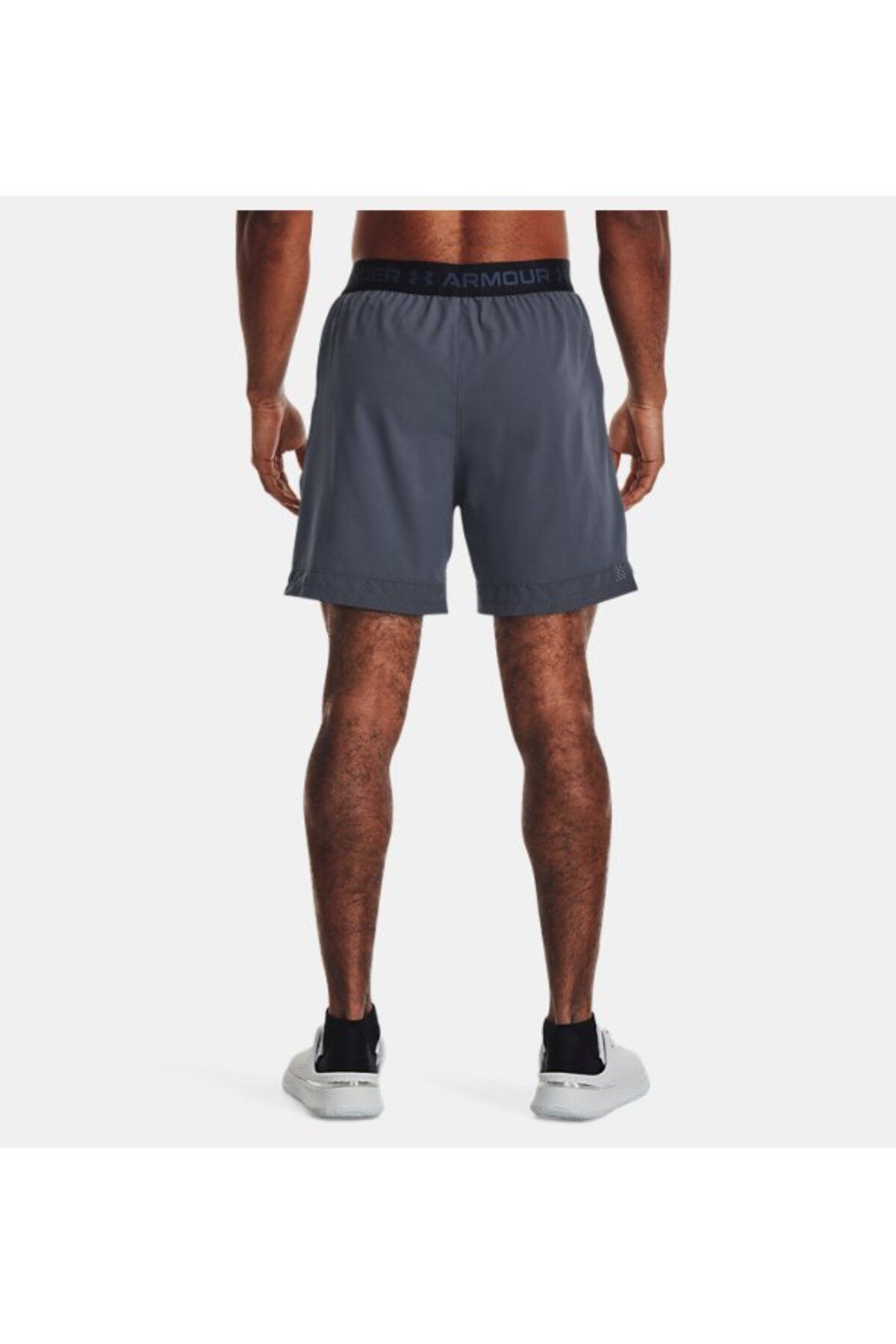 شورت ورزشی خاکستری مردانه های ناپدید شده بافندگی 6 اینچ 1373718 044 Under Armour