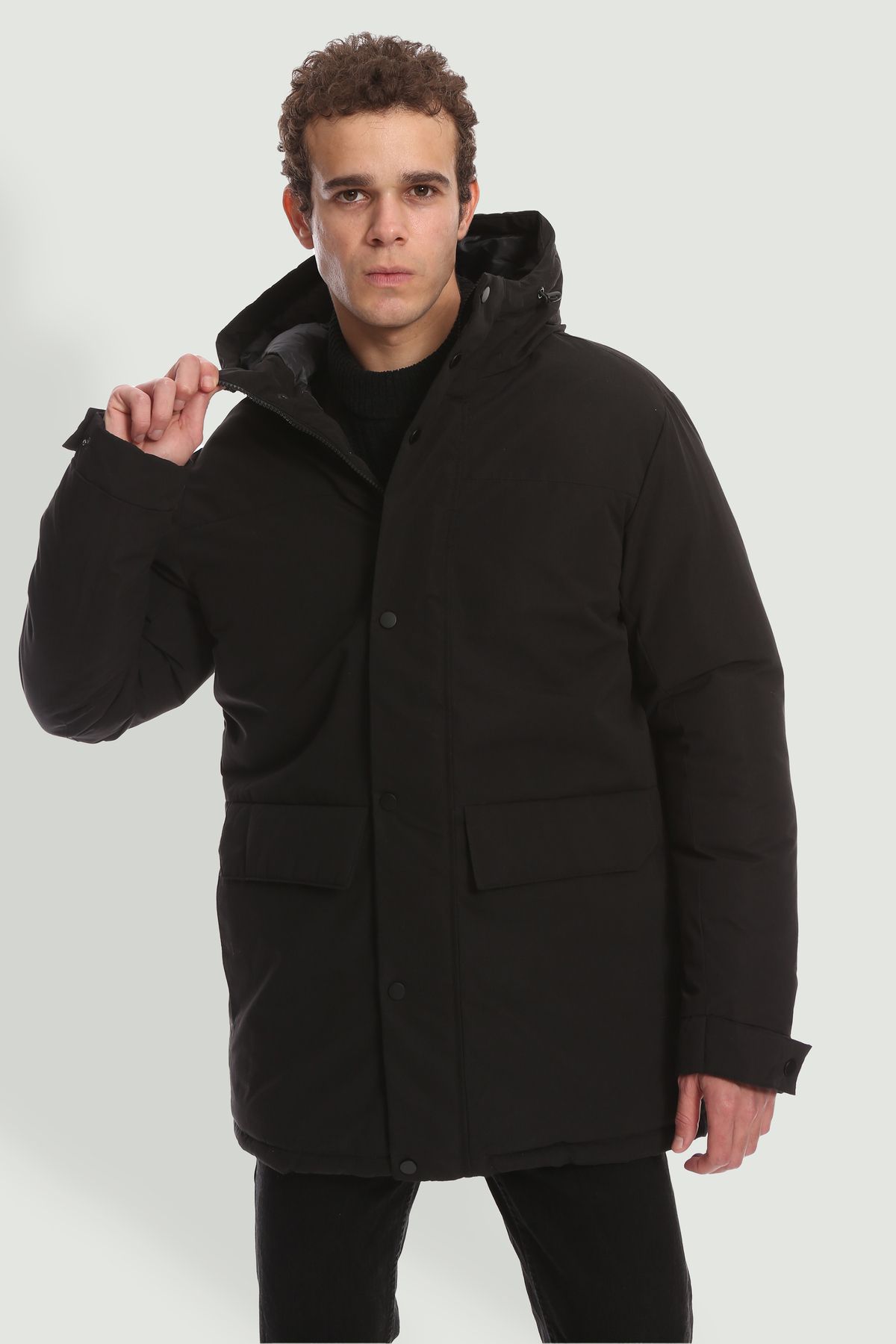 Jack & jones sale latte parka hoodie mont