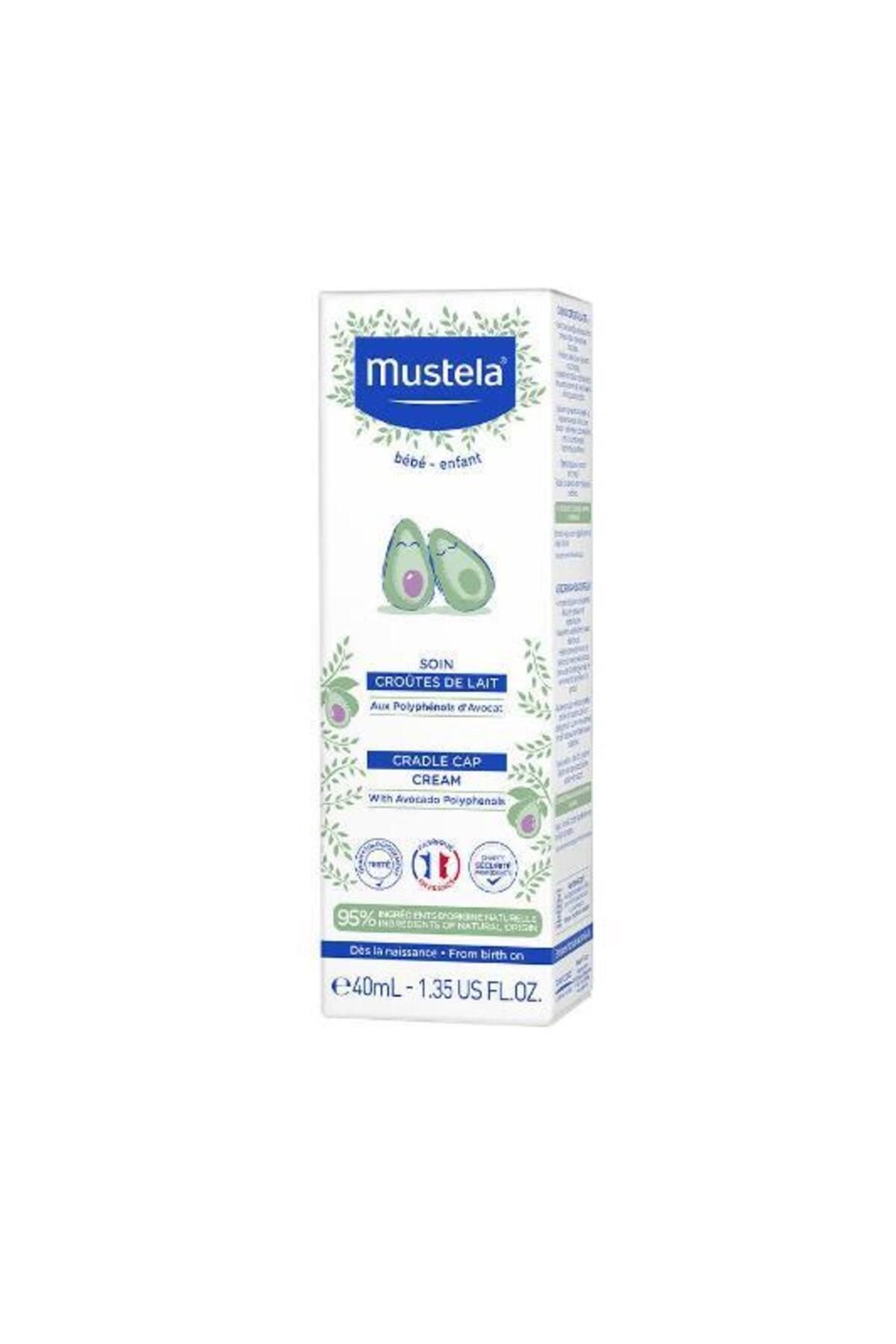شامپو مردانه و زنانه کرم کلاه گهواره 40 میل Mustela