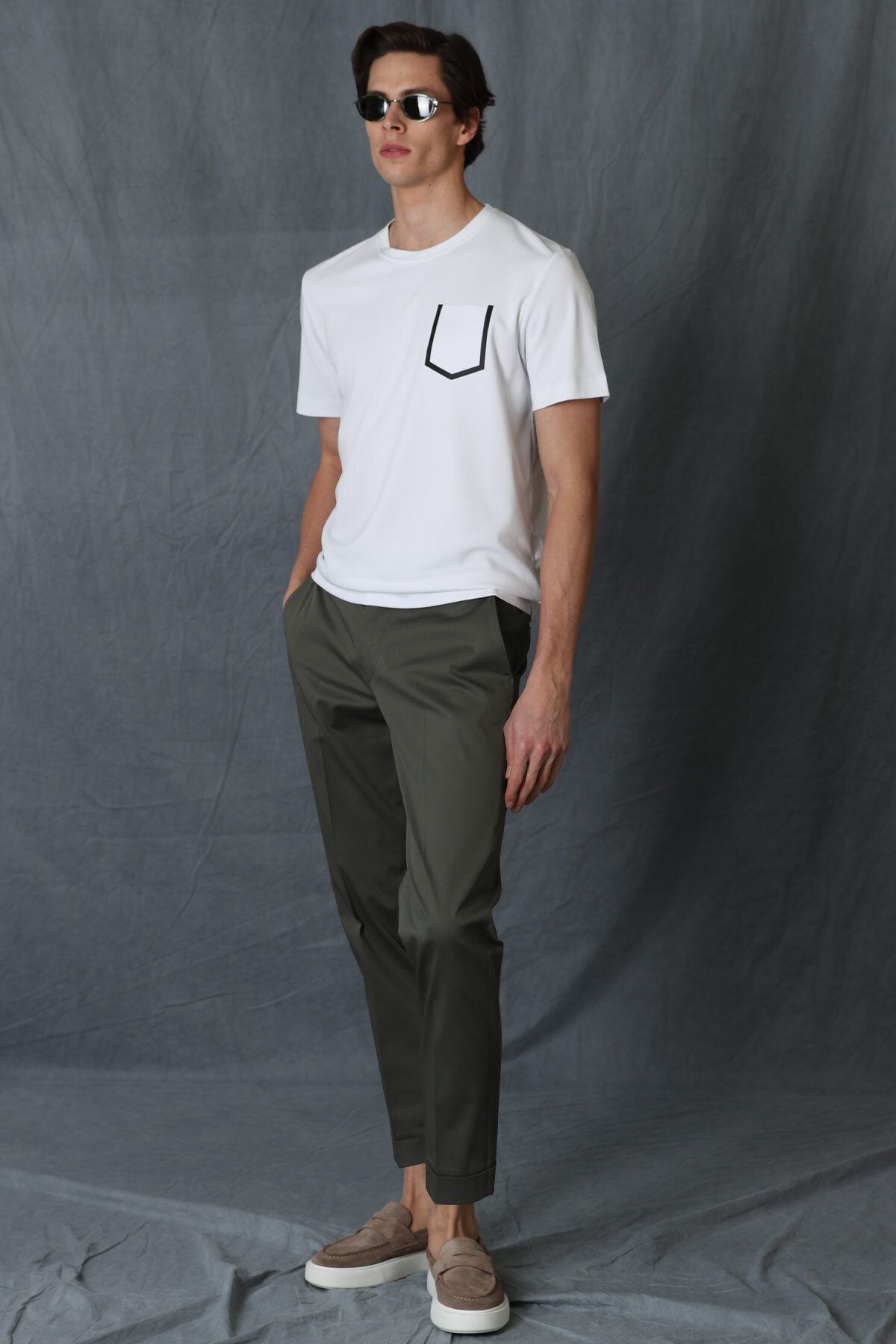 Lufian Sirius Cotton Bicycle Collar بافندگی تی شرت مردانه پیراهن 111020169