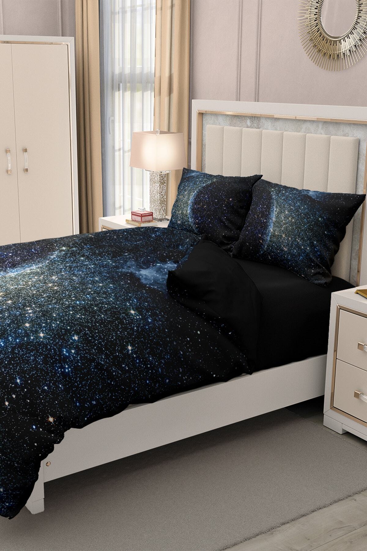 سرویس روتختی  آبی سرمه ای مونوهومMonohome | MONOHOME33262 اورجینال - تصویر 4