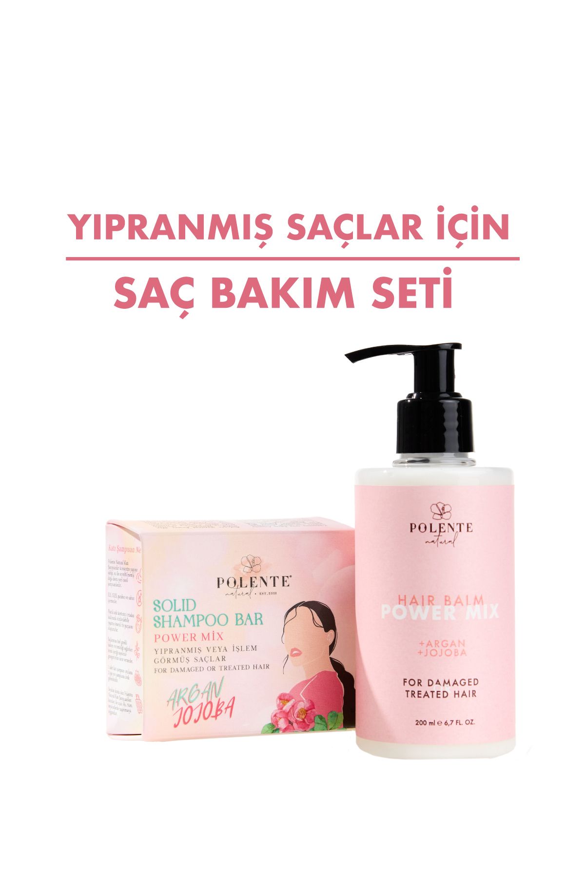 مجموعه مراقبت از موهای آسیب دیده Polente Natural