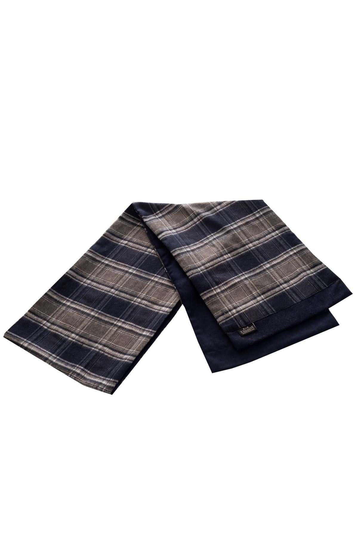 Navy and 2025 gray scarf