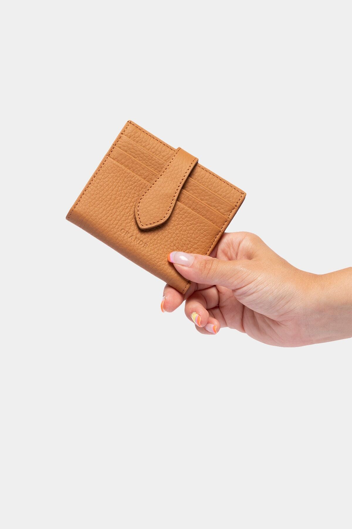 کیف پول مردانه قهوه ای Grande | T599 اورجینال - تصویر 4