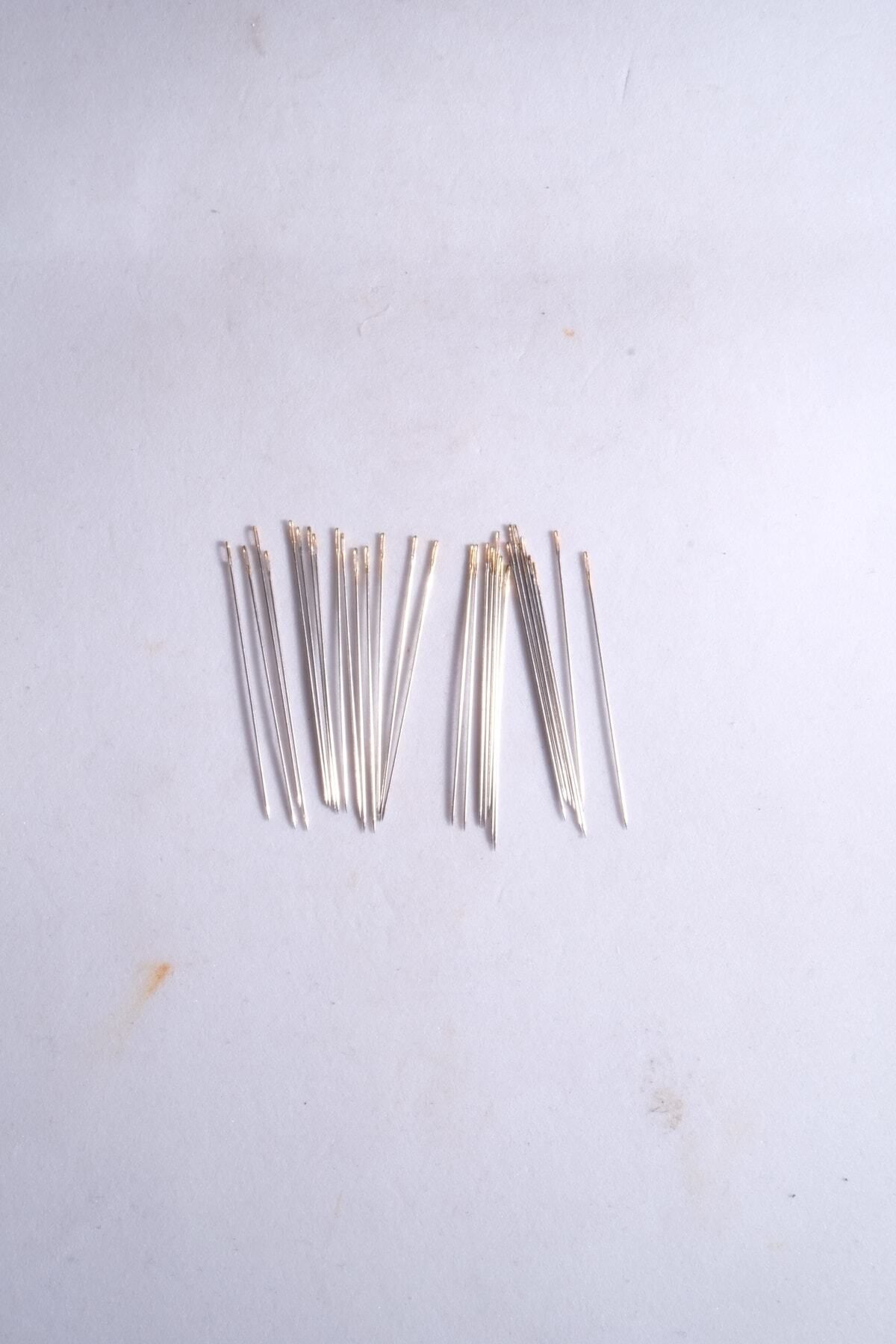 16 Numara 4,2 Cm 30 Adet Gold Kum Boncuk Iğnesi Miyuki Peyote Tuğla Tekniği Için Esnek Yumuşak