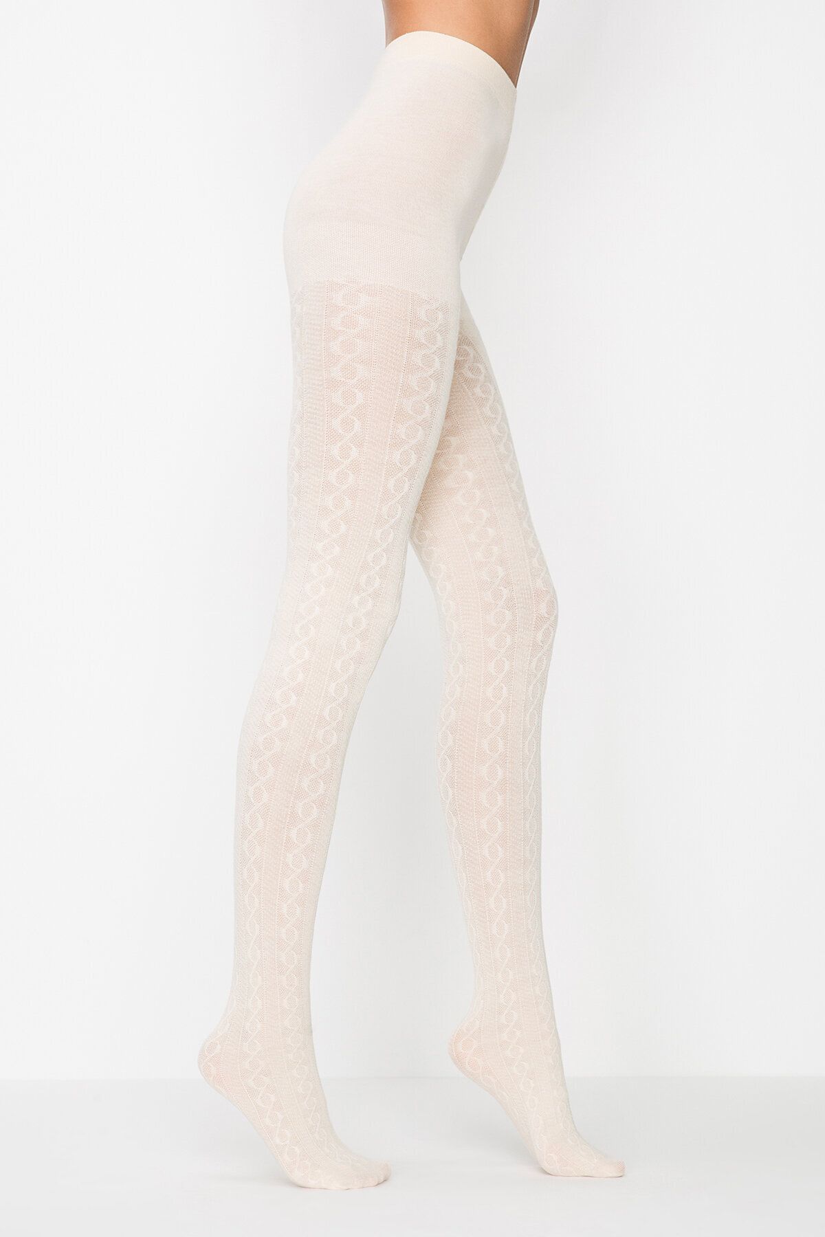 FALKE Kadın külotlu çorap, şeffaf, Beyaz (White 2209), 35-37 :  : Moda
