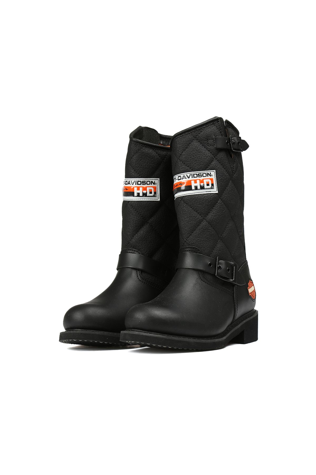 چکمه زنانه مشکی 025G100071-مشکی-چرمی Harley Davidson