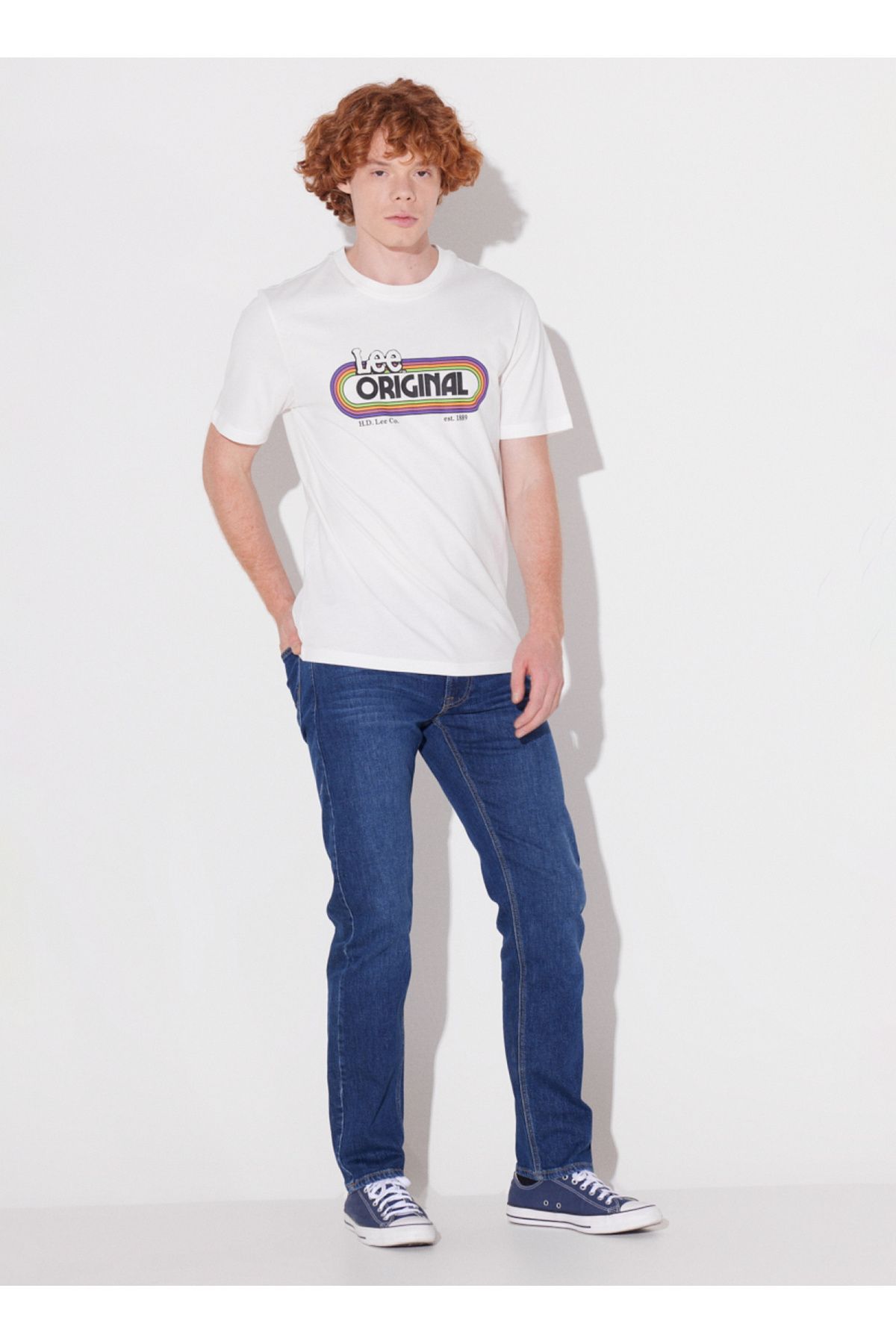شلوار چند رنگ مردانه کمر معمولی جین مناسب L707VME13 DAREN JEAN PANTS Lee