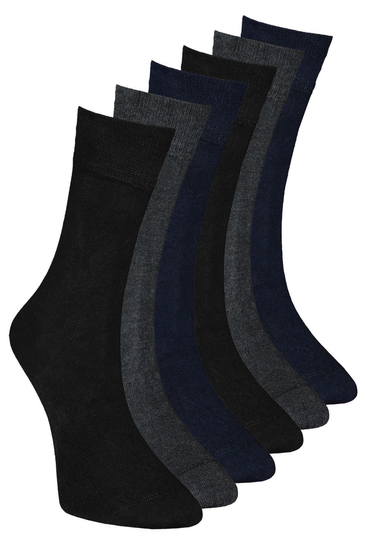 Sensu Babet Unisex Anti-Rutsch-Unsichtbare Socken, 6er-Pack - Trendyol