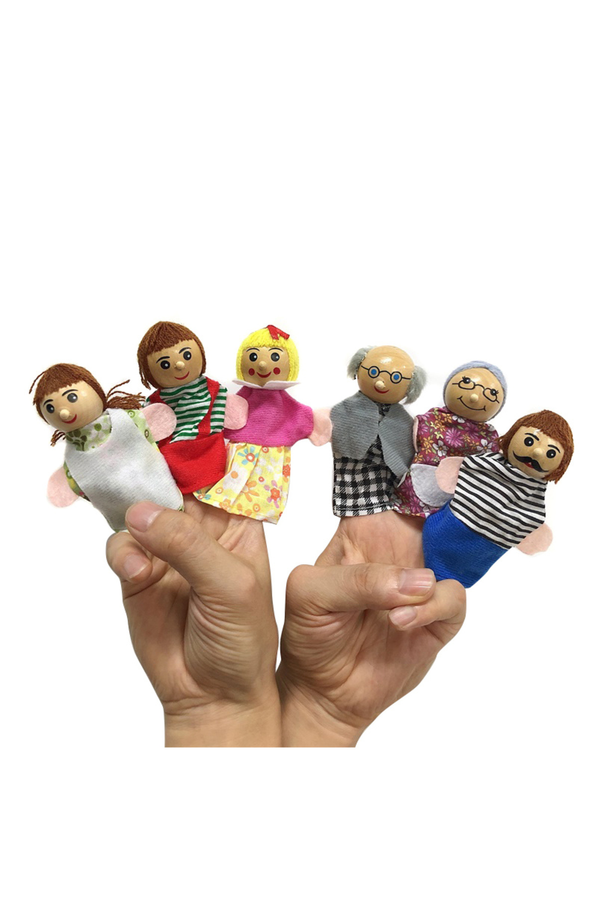 عروسک‌های انگشتی خانوادگی ۶ تکه