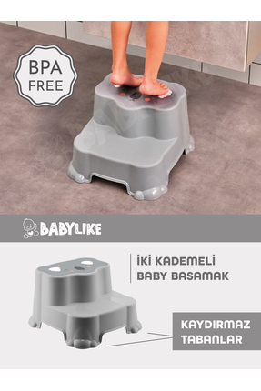 Babylike İki Katlı Kaydırmaz Çocuk Basamağı