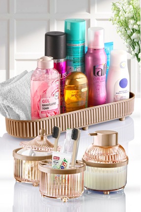 Kavi Entegre Plastik 4 Parça Banyo Seti