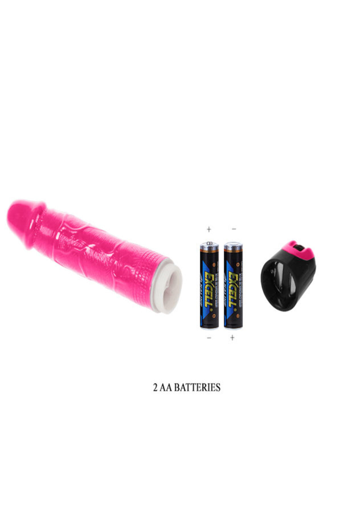 Damarlı Yumuşak Dokulu 24 Cm Vibratör Pembe Renkli Ayarlanabilir Titreşimli 6
