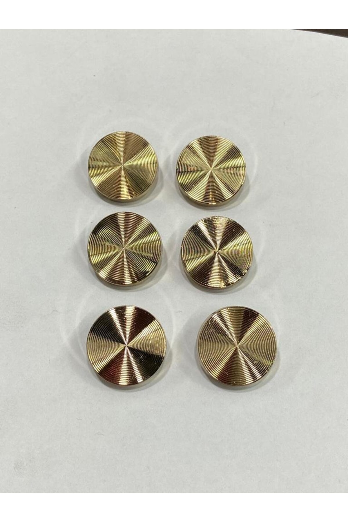 Trench Coat And Jacket Button Hypnosis Model Special Coating Set of 6 Gold 2.2 CM