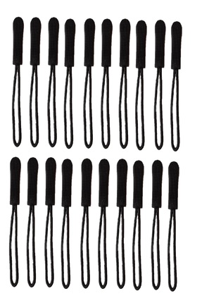 U5 FASHION Elcik Başlığı 20 Adet Fermuar Başlığı Mont Çanta Fermuar Başlık El...