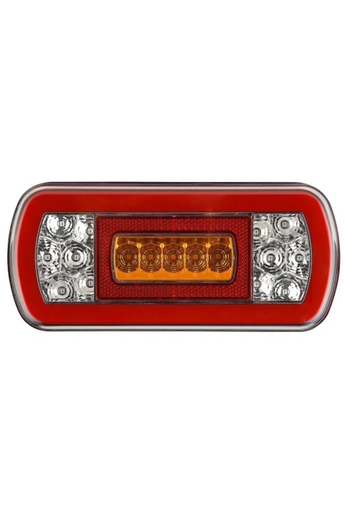 GPR AUTO PARTS-RECTANGULAR NEON LED STOP LAMP 24 VOLT NEW GENERATION 3