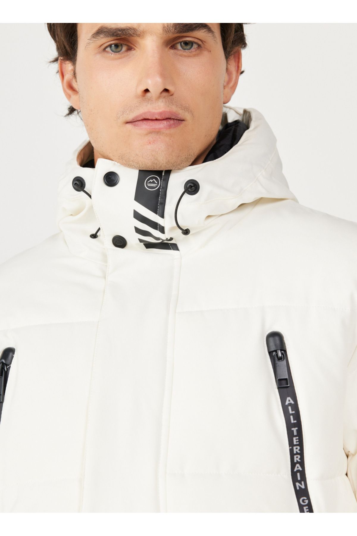 کت مشکی مردانه سیاه جلیقه پفکر پوست Mont W232217001 Wrangler