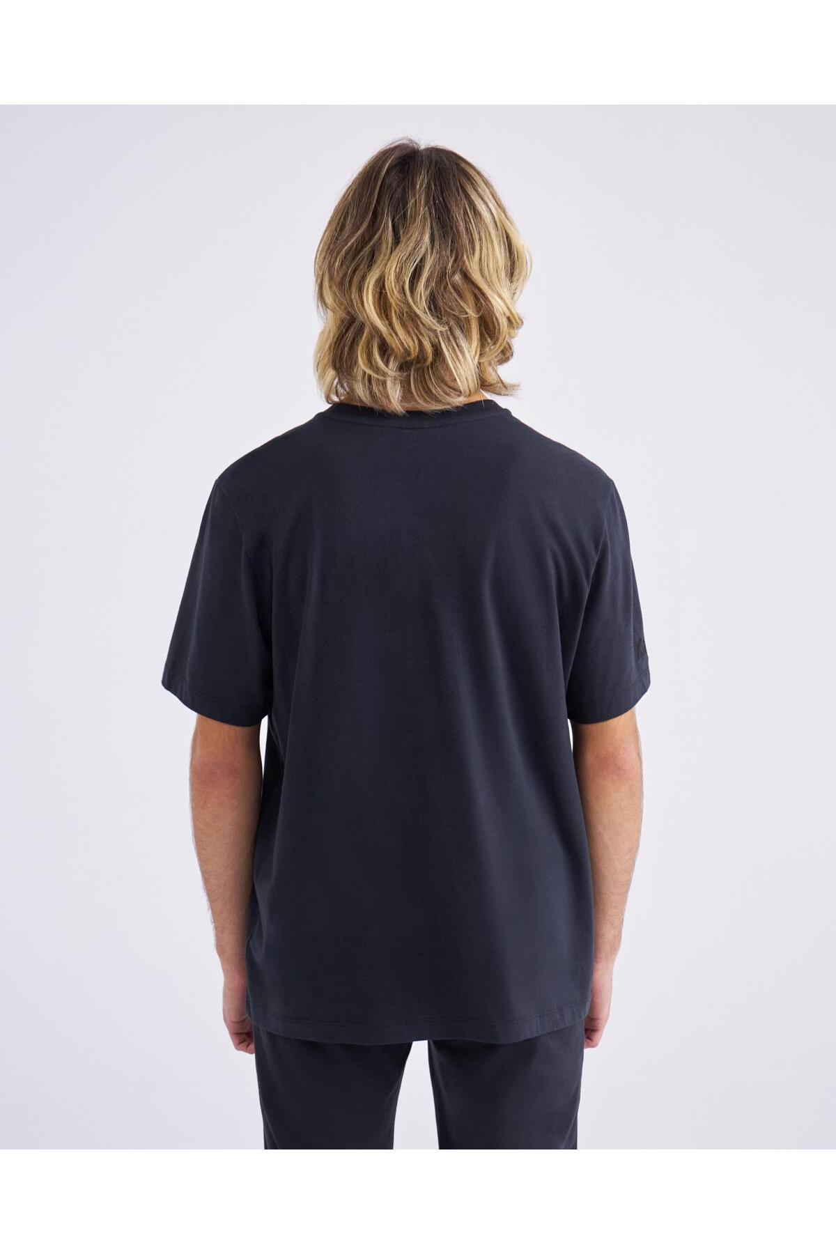 Kappa تی شرت معمولی مشکی مردانه تاهیتیکس